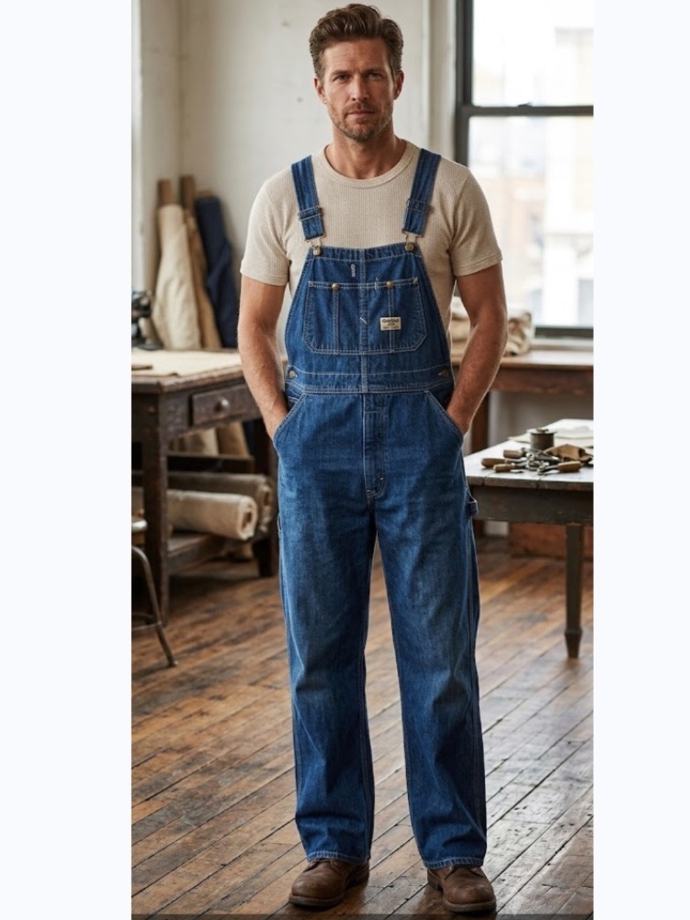 Oshkosh B’Gosh Union Made Sanforized Denim Overalls - Size Medium
